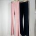 New Autumn High-waisted Two-tone Stretchy Bell-bottom Pants With Drape Effect, Suitable For Yoga, Horseback Riding,_ecoleips.com