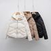 New Splicing Fake Two-piece Hooded Down Jacket For Women's Winter New Warm Casual Bread Jacket Trendy Jacket_ecoleips.com