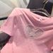 Women's Clothing Ballet Bear Heavy Industry Beading Summer Small High Quality Beading Hot Diamond Love Fashion Short Sleeve T Shirt_ecoleips.com