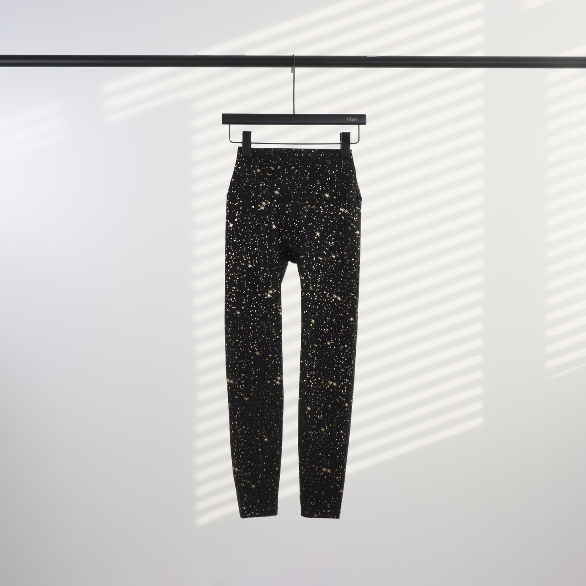 High Waisted Starry Sky Feel Yoga Pants Hip Lifting Training Fitness Long Elastic Sports Cropped Pants For Women_ecoleips.com