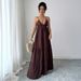 Women's Clothing Elegant Sling High End Long Skirt Dress Women's Clothing Spring And Summer_ecoleips.com