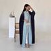 Women's Clothing Modest Abaya Dress Women's Pleated Spring Abaya Muslim Clothing Arabian Lady Batwing Sleeve Dubai Robe_ecoleips.com