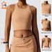 Women's Eco-Friendly Renewable Fabric Sports Skirt Set With Bra Pads Tight Fitting Outdoor Golf Fitness Tennis Outfit_ecoleips.com