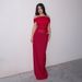 Women's Style Slim Fit One Shoulder Dress With Temperament, Hollowed Out Mesh Splicing, Pure Desire Long Skirt_ecoleips.com