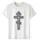 Women's T-Shirts Tshirt Muscle Freaks Orthodox Cross Religious Image Style_ecoleips.com