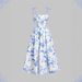 2026 European American French Retro Floral Print Elegant And Sophisticated Waist-Cinching Strap Dress For Women_ecoleips.com