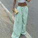 Women's Summer Thin Casual Pants Loose Slimming Solid Color Long Pants New Clothing_ecoleips.com