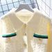 Women’s Clothing Long sleeved sweater jacket for women spring and autumn new Korean style loose outer wear lazy style knitted cardigan short top_ecoleips.com