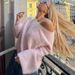 Women's Style Low Round Neck Off-Shoulder Pullover Loose Knit Sweater Autumn Winter New_ecoleips.com