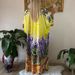Spring Fashion Floral Print Loose Maxi Dress Women's Sexy O Neck A-Line Long Party Dress New Summer 3/4 Sleeve Lady Beach Dress_ecoleips.com