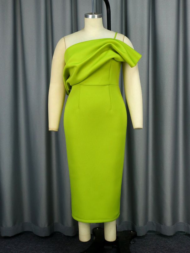 Women's Clothing New Solid Color Sexy Suspender Skirt Layered Party Dress High Waist Skirt Dresses_ecoleips.com