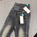 Y2K Vintage High-Waisted Flared Jeans – Women's Retro 90s Stretch Denim Pants With Horse Hem (Blue, S-XL)_ecoleips.com