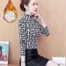 Women’s Fleece-Lined Semi-Turtleneck Top – Long Sleeve Black & White Checkered Shirt For Winter (Flannel & Warmth)_ecoleips.com