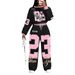 Streetwear Hip-Hop Jogger Set – Geometric Print Long Sleeve Top & Pants (Trendy & Comfortable For Casual & Gym)_ecoleips.com