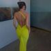 Spring Summer Women's Halter Neck Long Skirt Dress Large Backless Pleated Hip Sexy_ecoleips.com