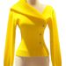 Women's Clothing Elegant Knit Pullover With Bold Lapel Collar & Decorative Front Buttons - Soft Viscose Blend, Classic Fit, Long Sleeve_ecoleips.com