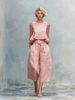 Summer Women's Linen Blend Two Piece Set European American Style Ruffled Trim in Stock Cross Border Independent Website_ecoleips.com