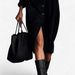 Corduroy Shirt Dress With Double Pockets – Classic & Stylish Mid-Length Dress_ecoleips.com
