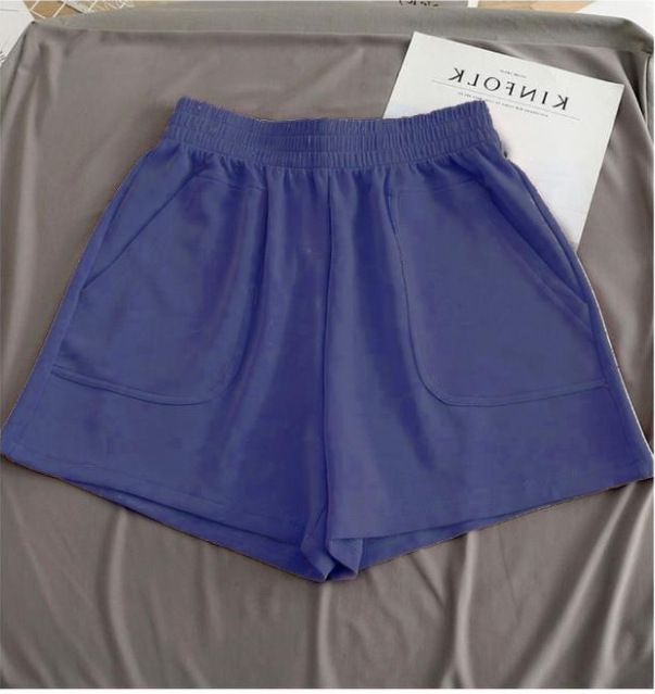 Women's Clothing Sports Shorts Women's High Waist Loose Slim Wide Leg Pants Three Quarter Pants Containing Cotton Casual Pants Trendy_ecoleips.com