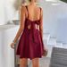 Women's Clothing Women's Elegant Solid Color Sleeveless Suspender Dress Short Style For Formal & Casual For Women_ecoleips.com