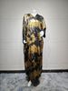 Women's Clothing Middle East Muslim Women's Clothing New Loose Coat Dubai Hot Stamping Abaya Cardigan Robe Women's Clothing Spot_ecoleips.com