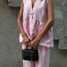 Women's Clothing Cotton V Neck Sleeveless Top Vest Trousers Suit Female New Solid Color Temperament Commuting Two Piece Suit_ecoleips.com