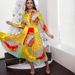 Women's Lapel Long Sleeve High Waist Slim Large Size Printed Casual Skirt Dress_ecoleips.com