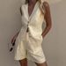Women’s Clothing Cotton And Linen Vest Shorts Suit Summer New Commuter Vest + Shorts Suit Casual Suit For Women_ecoleips.com