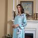 Muslim Women's Abaya Dubai Fashion Printed Long Dress_ecoleips.com