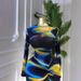 Spring/Summer Maxi Dress European American Style Printed Long Sleeves Hollow out Mesh Pleated Sexy Vacation Women's Clothing_ecoleips.com