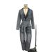 Women's Oversized Denim Suit Set Streetwear Blazer And Wide-Leg Jeans Distressed Wash Y2k Retro Two-Piece Outfit S-XL_ecoleips.com