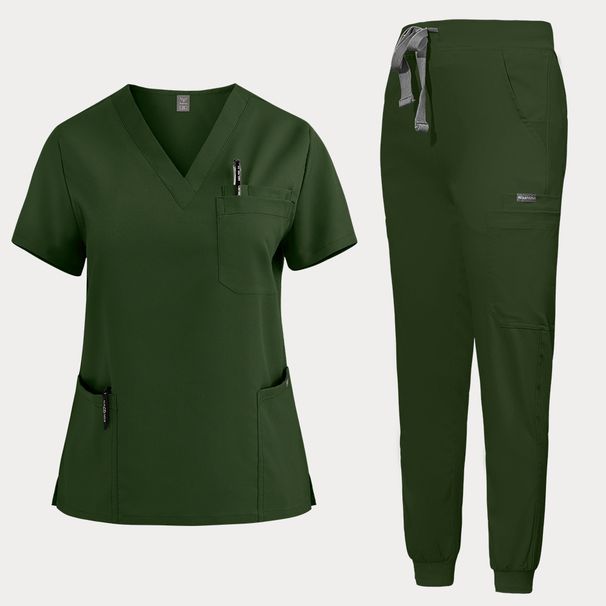 Women’s Clothing New Color, Nurse Uniform,Women's Short Sleeved Hand Brushing Uniform, Oral Work Uniform, Elastic Quick Drying Hand Washing Uniform_ecoleips.com