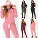 Stylish Women's Sweatsuit Set - Long Sleeve Hoodie & Jogger Pants | Trendy Streetwear Outfit For Casual & Sporty Looks_ecoleips.com