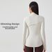Women's Clothing Slim Fit Women's Long Sleeve Yoga Sports Jacket Autumn Winter Fitness Running Top_ecoleips.com