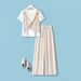 Women's Clothing Unique Suit Gentle Two Piece Suit Beautiful And Fashionable Suit_ecoleips.com