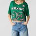 Summer Women's Short Sleeve Crop Top Loose Fit World Cup Jersey Country Letter Print Instagram Style_ecoleips.com