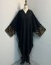 F422 Foreign Trade Cross-Border E-commerce Independent Station Arabic Embroidery Floral Fashionable Outerwear Abaya Robe_ecoleips.com