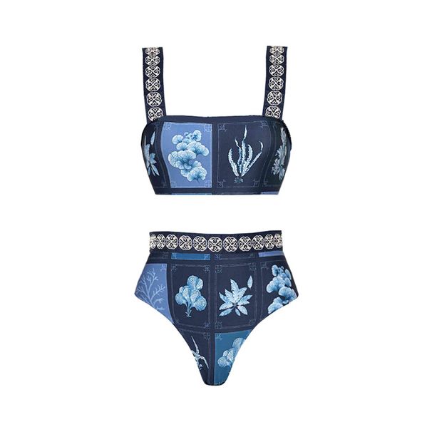 European And American New Ins Style Split Swimsuit Women's High Waist Bikini Umbrella Skirt Suit Women_ecoleips.com