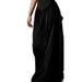 French Hepburn High-End Light Niche Unique Chic Little Black Strap Set Long Dress_ecoleips.com