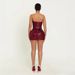 Women's Clothing Elegant Fashionable Strapless Bodycon Sequined Mini Dress Style Hollow Out Elastic For Formal & Casual For Women_ecoleips.com