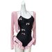 Hot Spring Two Piece Swimsuit Wholesale Triangle Slimming Bow Design Sun Protection Cute And Sweet Beach Vacation One Piece Women's Clothing_ecoleips.com
