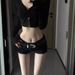 American Style Spicy Girl Low Waist Jeans Women Summer Stretch Straight Shorts Versatile Tight A-line Hot Slimming Pants_ecoleips.com