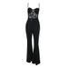 YL25107 Cross-Border Sexy Lace Strap 2025 Summer New Tight-Fitting Vacation Jumpsuit_ecoleips.com