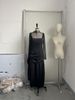 Women Elegant Sexy High Neck Sheer Mesh Paneled Long Dress New Arrival 2024 Fashion Casual Party Evening Cocktail Dress For Ladies_ecoleips.com