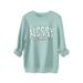 Independent Site Casual And Comfortable Women's Merry Christmas Thickened Warm Sweatshirt Base Layer_ecoleips.com
