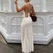 Talenza Lace Hollow Out Skirt Women's Sexy See Through Texture Patchwork Pleated Skirt Female 2025 Summer Vacation Casual Skirt_ecoleips.com