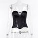 24636 Spring New Hot Girl Sexy Versatile Vest Fashionable Slim Fit Slightly Sheer Waist-Cinching Top For Women_ecoleips.com