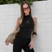 Women's Elegant Solid Color Halter Neck Backless Tank Top Sleeveless Slim Fit European American Style Summer New 2026_ecoleips.com