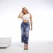 Women's Clothing Printed Mid Length Denim Skirt Spring And Summer New Large Size Women's Denim Skirt_ecoleips.com