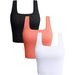 Women's Seamless Workout Tank Top Breathable Yoga Vest Lightweight Athletic Camisole for Gym Running Fitness_ecoleips.com